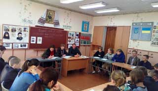 Тарасівська школа: Засідання круглого столу на тему: "330 річниця Івана Мазепи"