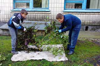 осінній місячник з благоустрою та поліпшення санітарного стану
