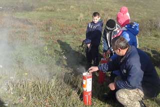 Тарасівська школа: Об'єктове тренування з пожежної безпеки