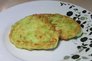 Деруни з кабачків і картоплі