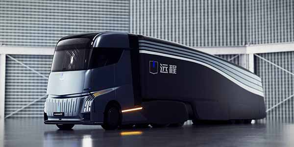 Geely Farizon Auto представив концепт електричної вантажівки Homtruck