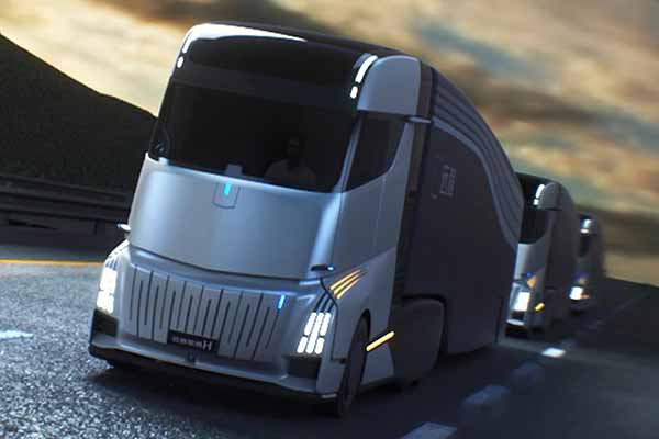 Geely Farizon Auto представив концепт електричної вантажівки Homtruck