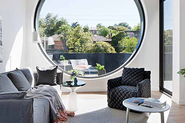 Круглые пластиковые окна