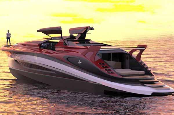 Розкішна суперяхта, натхненна суперкарами Розкішна суперяхта, натхненна суперкарами