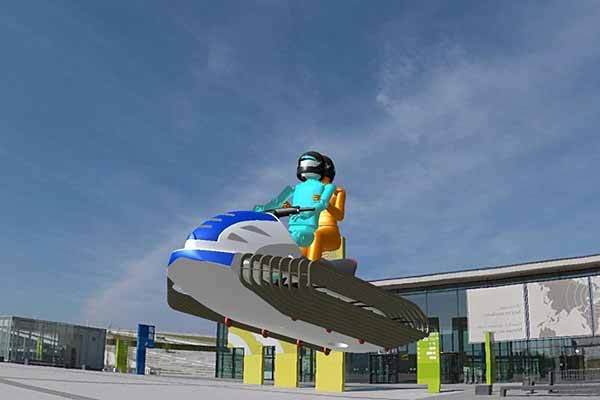 Літальний апарат Hoverbike виглядає як водний мотоцикл