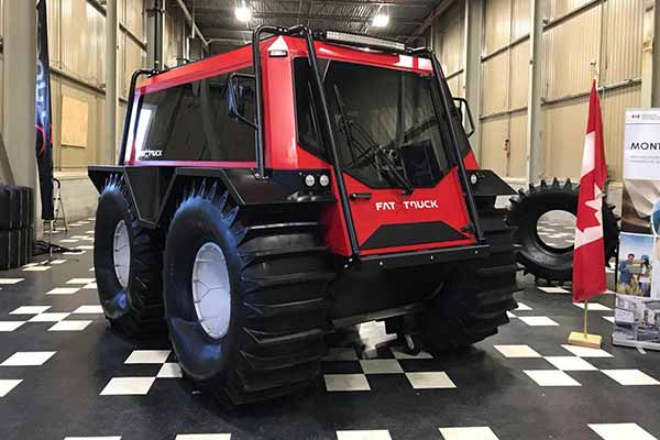 Промисловий позашляховик-амфібія Fat Truck від канадських виробників Промисловий позашляховик-амфібія Fat Truck від канадських виробників