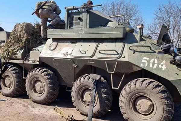 Українські воїни захопили новітню командно-штабну машину в Миколаївськ