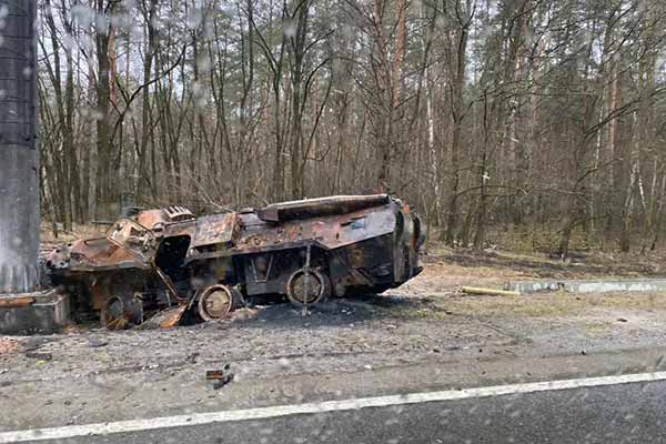 Розбиті росіяни на Чернігівщини