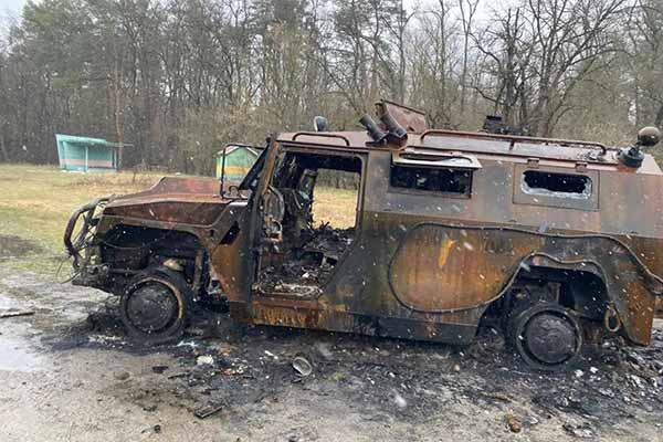 Розбиті росіяни на Чернігівщини