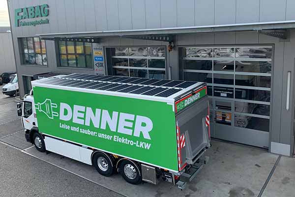 Сонячна вантажівка виїхала на дороги Німеччини Сонячна вантажівка виїхала на дороги Німеччини