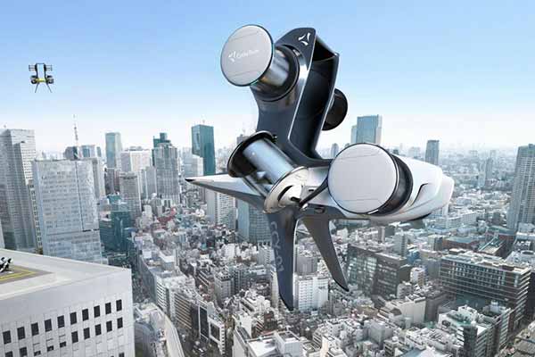 вантажний безпілотник із циклічними руховими установками