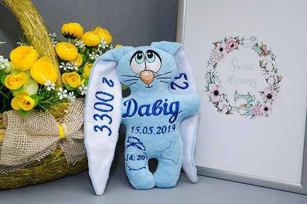 Іменні іграшки з метрикою новонародженого Іменні іграшки з метрикою новонародженого