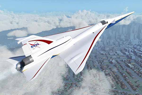 NASA створює безшумний надзвуковий літак X-59 QueSST для комерційного використання