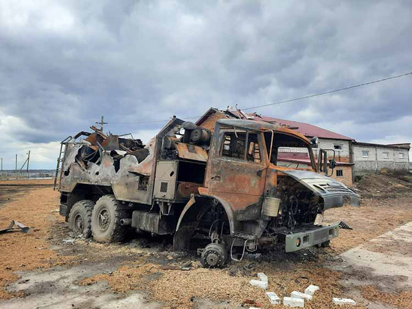 розбита військова техніка російських окупантів під Харковом