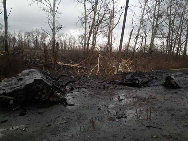 розбита військова техніка російських окупантів під Харковом