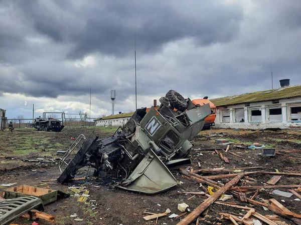 розбита військова техніка російських окупантів під Харковом