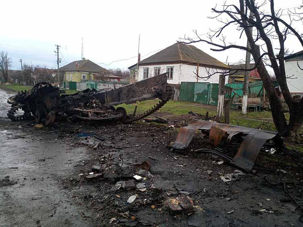 розбита військова техніка російських окупантів під Харковом