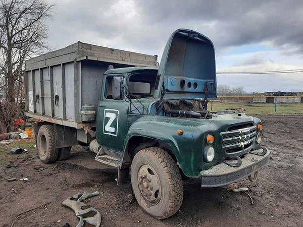 розбита військова техніка російських окупантів під Харковом