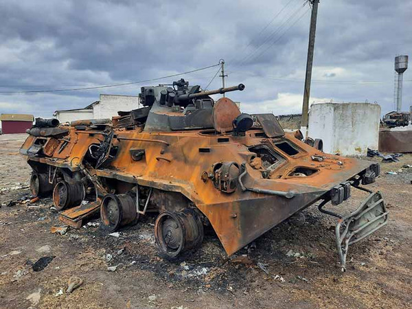 розбита військова техніка російських окупантів під Харковом