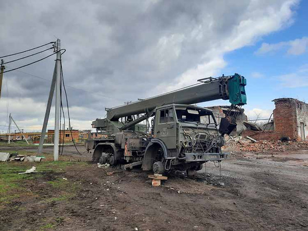 розбита військова техніка російських окупантів під Харковом