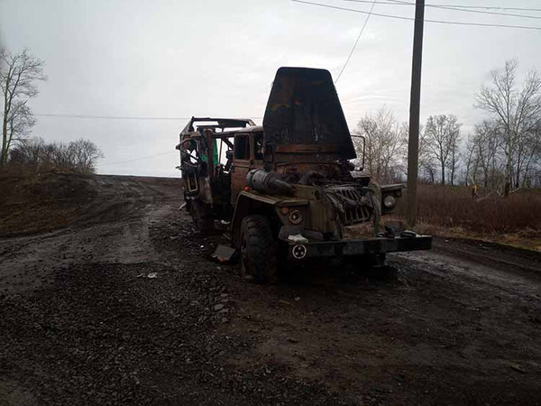 розбита військова техніка російських окупантів під Харковом