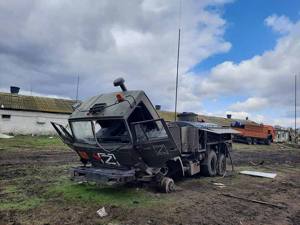 розбита військова техніка російських окупантів під Харковом