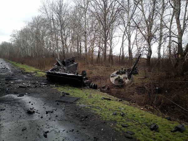 розбита військова техніка російських окупантів під Харковом