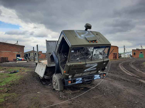 розбита військова техніка російських окупантів під Харковом