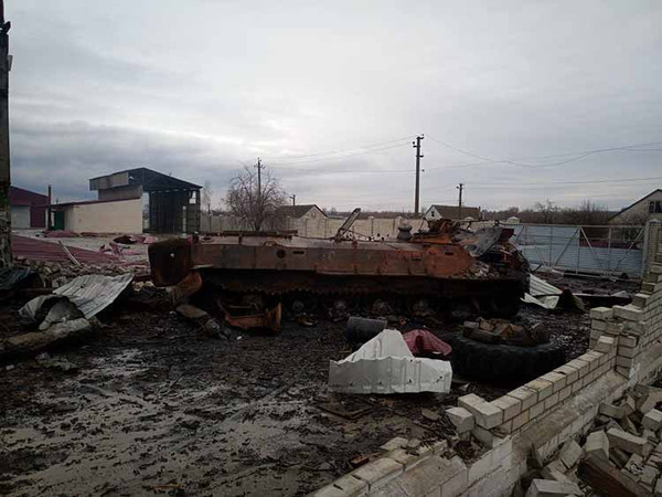 розбита військова техніка російських окупантів під Харковом