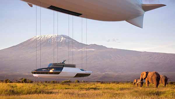 Дирижабль AirYacht дозволить подорожувати як небом, так і морем