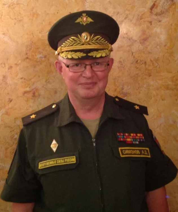 російський генерал Сімонов А. Д.