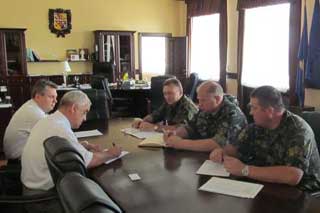  Голова Полтавської <b>ОДА</b> Віктор Бугайчук зустрівся з представниками Генштабу Збройних Сил України 