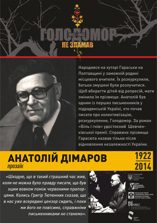 17 травня - 100 років із дня народження Анатолія Дімарова
