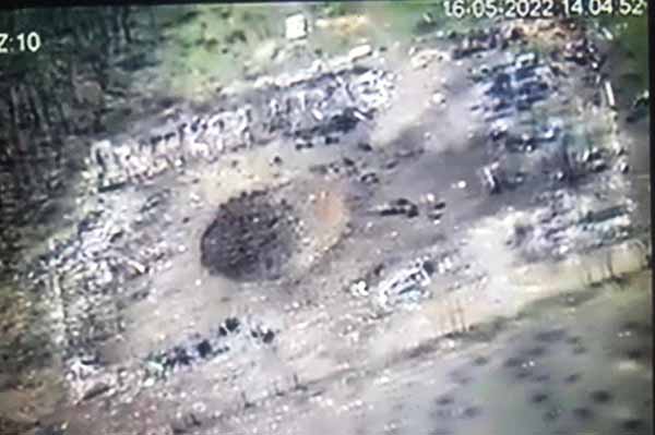 Пряме влучення з гаубиці: ЗСУ знищили склад боєприпасів рашистів в Ізюмі