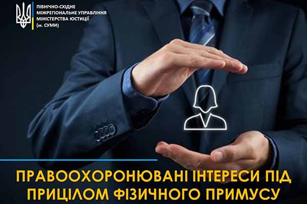 Правоохоронювані інтереси під прицілом фізичного примусу