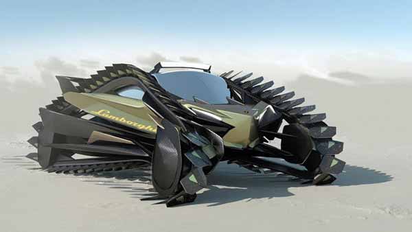 Новий концепт Lamborghini на гусеничному ходу