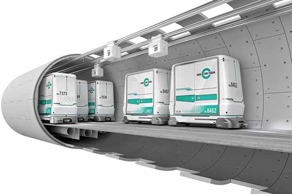 Автономна підземна система перевезення вантажів