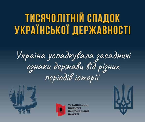 Тисячолітній спадок державності