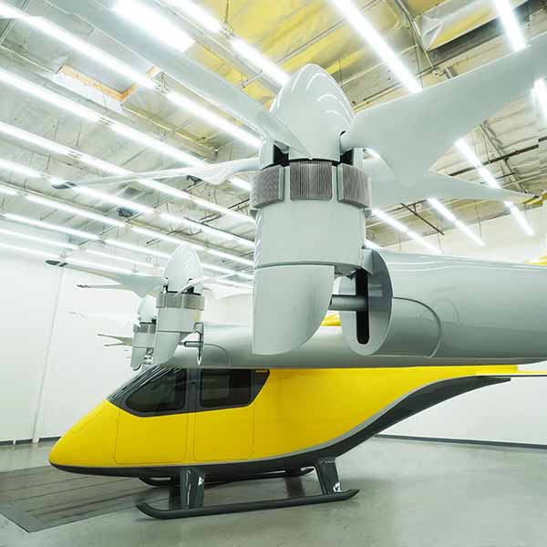 автономне чотиримісне електричне повітряне таксі eVTOL 6-го покоління