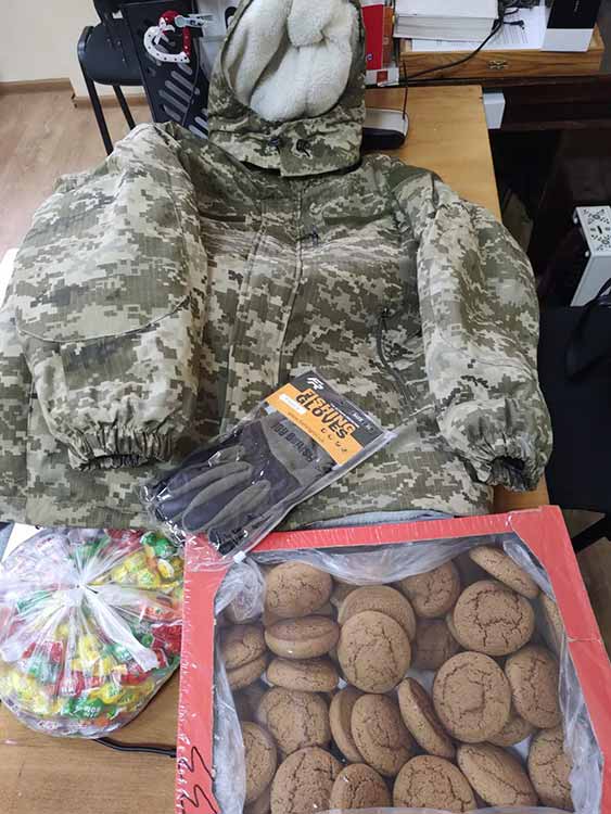 Теплий одяг для наших захисників