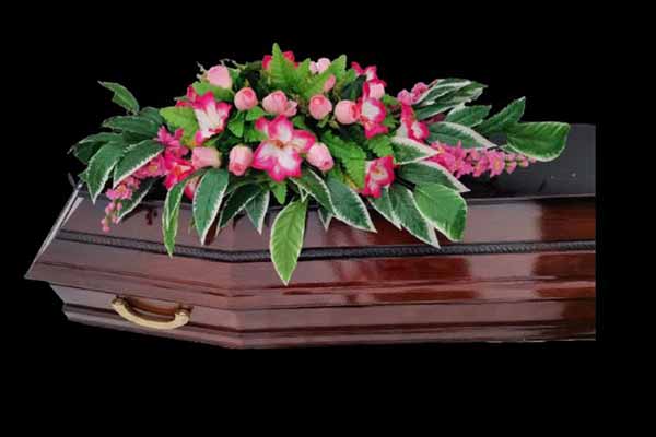 Композиция из искусственных цветов элит розовая Композиция из искусственных цветов элит розовая