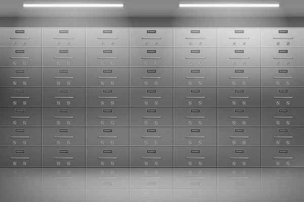 металлический шкаф