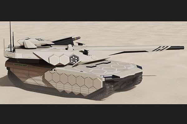 Безпілотний танк-невидимка Main Battle Tank