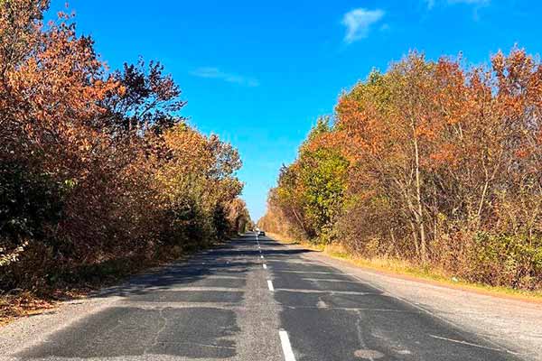 Відрізок траси Р-67 у межах Пирятинської громади