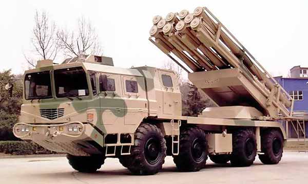 Модернізована РСЗВ AR3, оснащена двома 750-мм балістичними ракетами