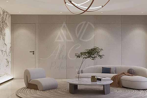 Двери скрытого монтажа из алюминиевого профиля