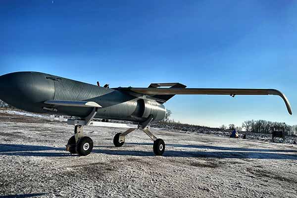 Випробування нового безпілотника-камікадзе із реактивним двигуном