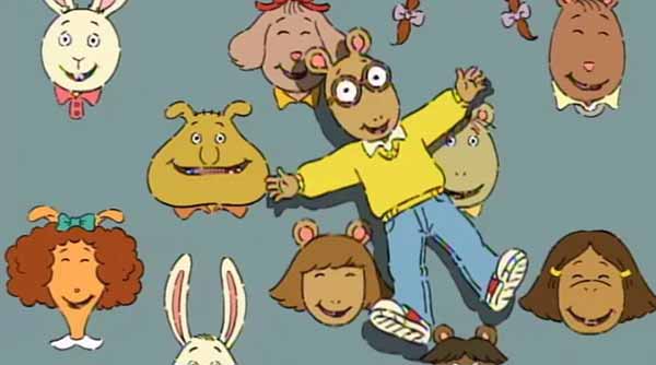 Персонажи Артура улыбаются Персонажи Артура улыбаются