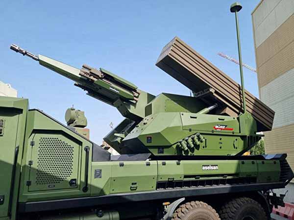 ракетно-артилерійський комплекс GÜRZ для протидії повітряним загрозам