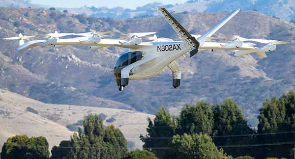 Електричне повітряне таксі Midnight